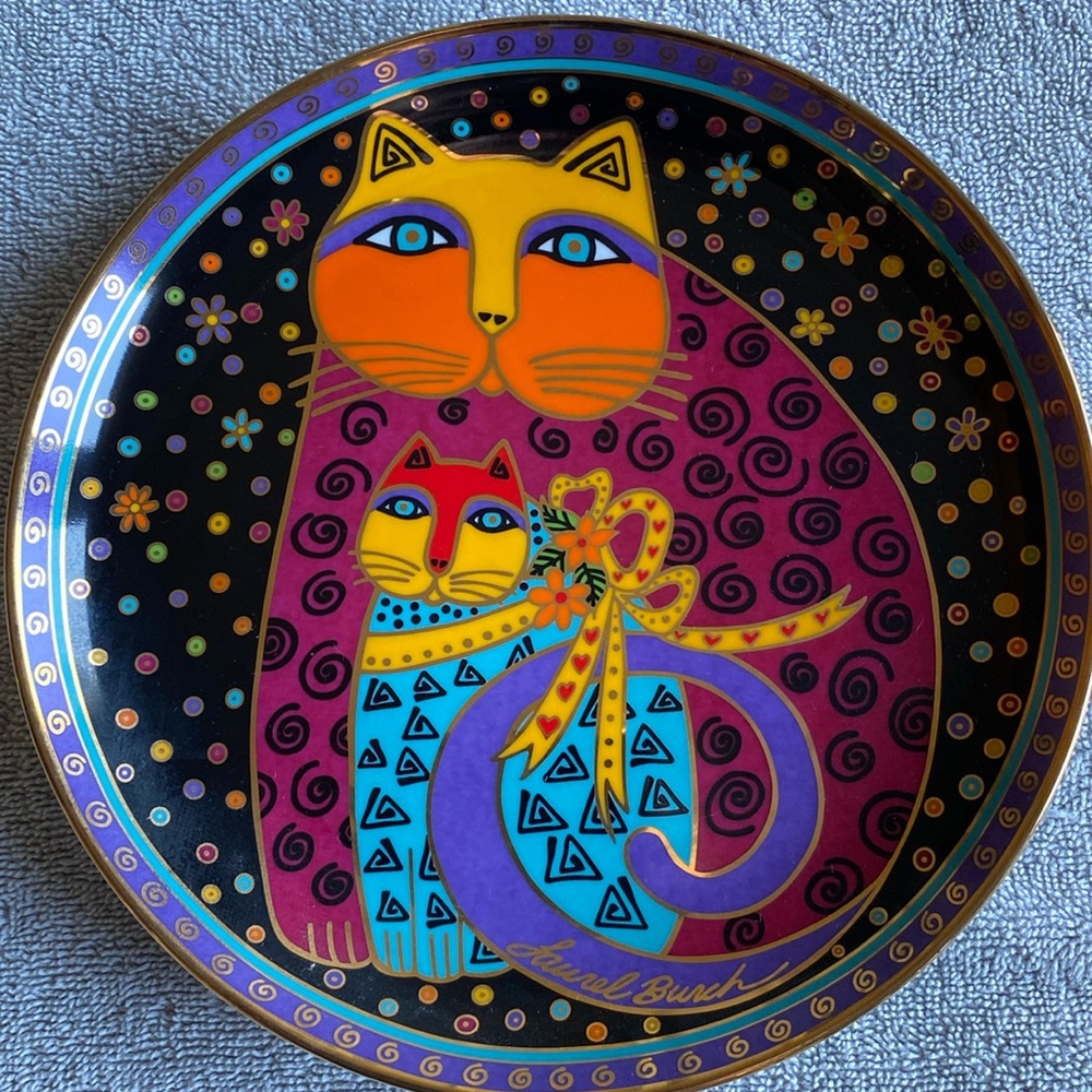 'Cherished Felines' LAUREL BURCH 1996 Limited Edition Porcelain